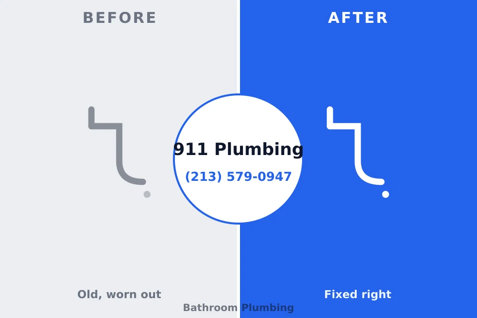 Before and after: plumbing company Nashua, IA